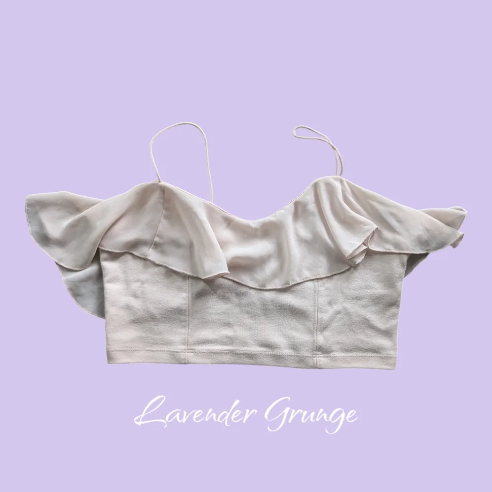 Forever 21 Ruffle Crop Top - Picture 1 of 5